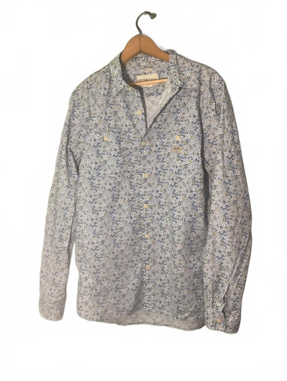 Vintage Denim & Supply Ralph Lauren Floral Print Long Sleeve Shirt Large